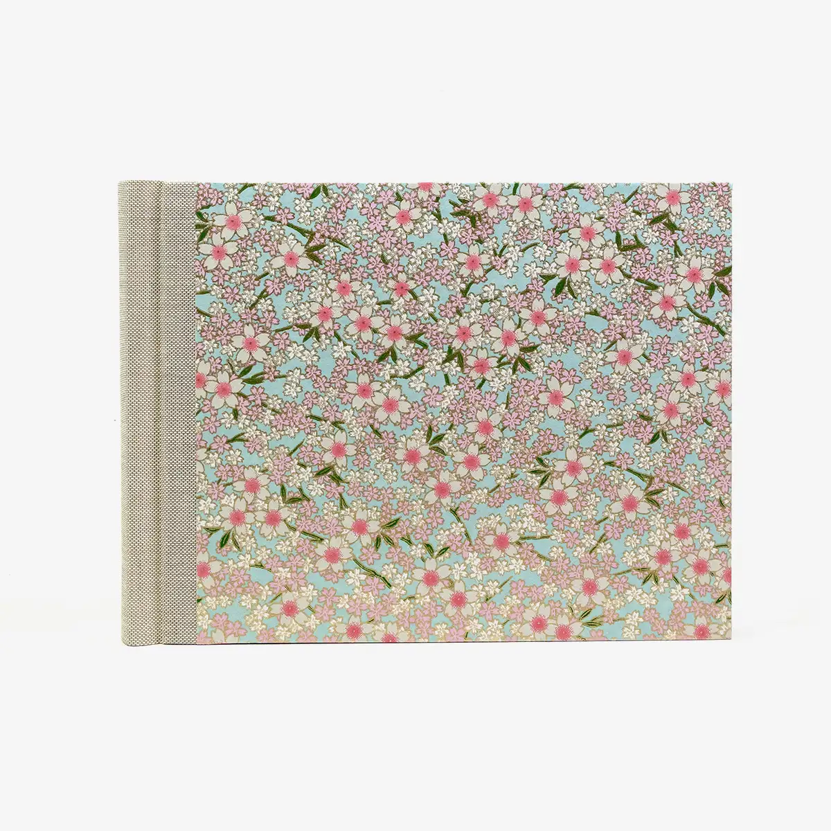 Fotoalbum-15x20cm-60Seiten-Fotokarton-cover-chiyogami-Papier-Motiv-Bogen-840C-Blumen