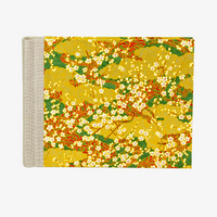 Fotoalbum-15x20cm-Blaupause-30blatt-Mit-Chiyogami-Kirschblueten-am-zweig-ueber-goldenden-wolken-auf-guern-bezogen-Produktansicht-Seitlich