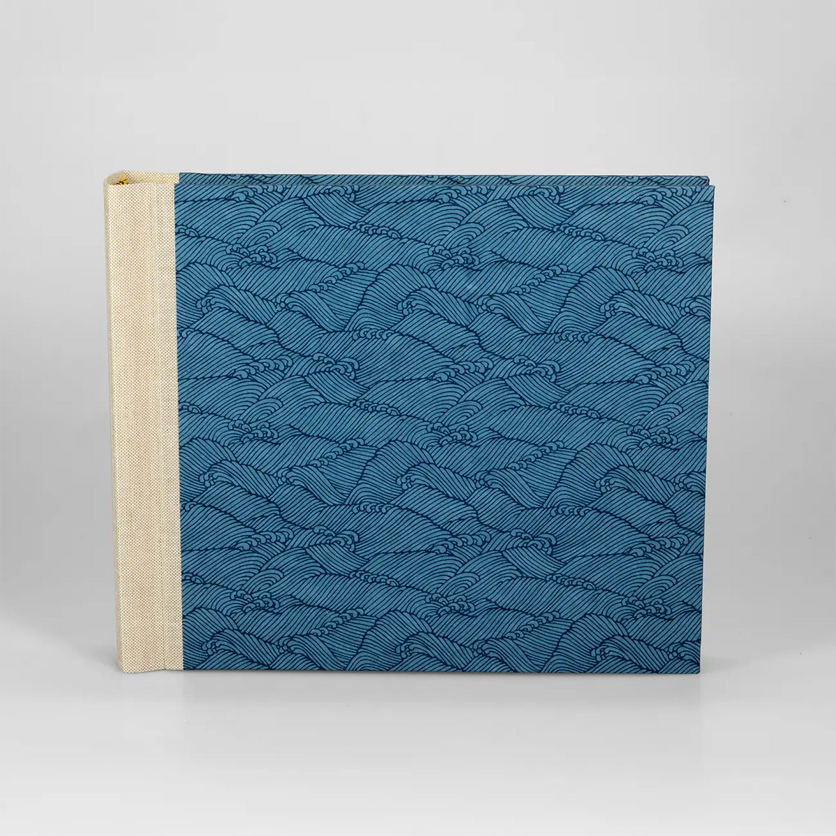 Fotoalbum / 60 Seiten creme / H20xB23cm / Nami blau auf blau