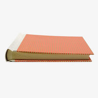 Fotoalbum-20x23cm-60Seiten-creme-Fotokarton-cover-chiyogami-Papier-Motiv-Bogen-1081C-Squares-Gold-Peachy-liegend