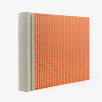 Fotoalbum-20x23cm-60Seiten-creme-Fotokarton-cover-chiyogami-Papier-Motiv-Bogen-1081C-Squares-Gold-Peachy-seitlich-hinten