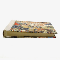 Fotoalbum-20x23cm-60Seiten-creme-Fotokarton-cover-chiyogami-Papier-Motiv-Bogen-1112C-Landscape-Trees-liegend