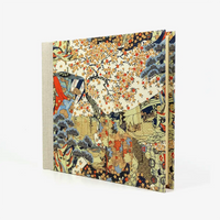 Fotoalbum-20x23cm-60Seiten-creme-Fotokarton-cover-chiyogami-Papier-Motiv-Bogen-1112C-Landscape-Trees-seitlich-vorn