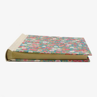Fotoalbum-20x23cm-60Seiten-creme-Fotokarton-cover-chiyogami-Papier-Motiv-Bogen-636C-Blumen-liegend