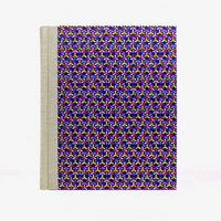 Fotoalbum-24x20cm-40-Seiten-cover-chiyogamiPapier-Motiv-Flechtmuster-purple-Pink-Cover-von-vorn