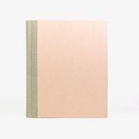 Fotoalbum-24x20cm-40-Seiten-cover-chiyogamiPapier-Motiv-same-komon-pastellrosa-Cover-von-vorn