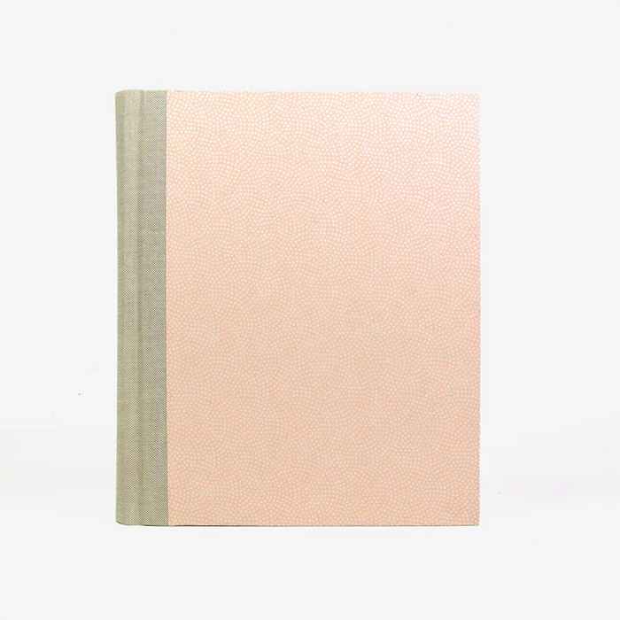 Fotoalbum-24x20cm-40-Seiten-cover-chiyogamiPapier-Motiv-same-komon-pastellrosa-Cover-von-vorn