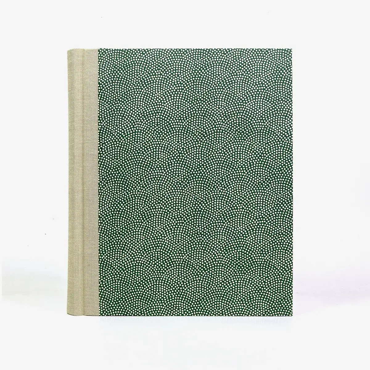 Fotoalbum-24x20cm-40-Seiten-cover-chiyogamiPapier-Motiv-Same-Komon-gruen-Cover-von-vorn