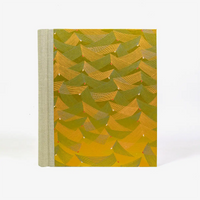 Fotoalbum-24x20cm-60Seiten-cover-Chiyogamipapier-Motiv-Saitenspiel-gold-von-vorn