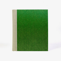 Fotoalbum-24x20cm-60Seiten-cover-Chiyogamipapier-Motiv-Same-Komon-gold-auf-gruen-von-vorn