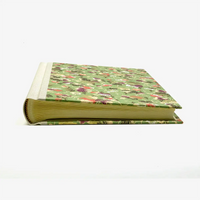 Fotoalbum-24x20cm-60Seiten-cover-Chiyogamipapier-Motiv-Weinblaetter-liegend-von-vorn
