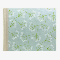 Fotoalbum-24x30cm-60-Seiten-cover-LoktaPapier-Motiv-Schachtelhalm-mildes-blau-maigruen-weiss-Cover-von-vorn