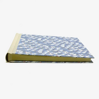 Fotoalbum-24x30cm-60-Seiten-cover-chiyogamiPapier-Motiv-Kraniche-auf-Flieder-Cover-liegend-von-vorn_