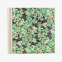 Fotoalbum-30-x-30cm-100-schwarze-Seiten-Chiyogami-Blaetter-gruen-silber-am-zweig-auf-schwarz-Produktansicht-von-vorn-1400px