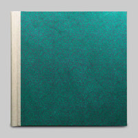 Fotoalbum / 60 cremefarbene Seiten  / Lokta Papier / Kreise Ovale -malachite -magenta