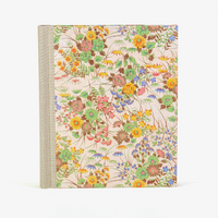 Fotoalbum-Blaupause-H24xB20-schwarzer-fotokarton-60Seiten-Chiyogami-Traditional-Botanical-Blumenbukett-buntaufpink-Produktansicht-von-vorn