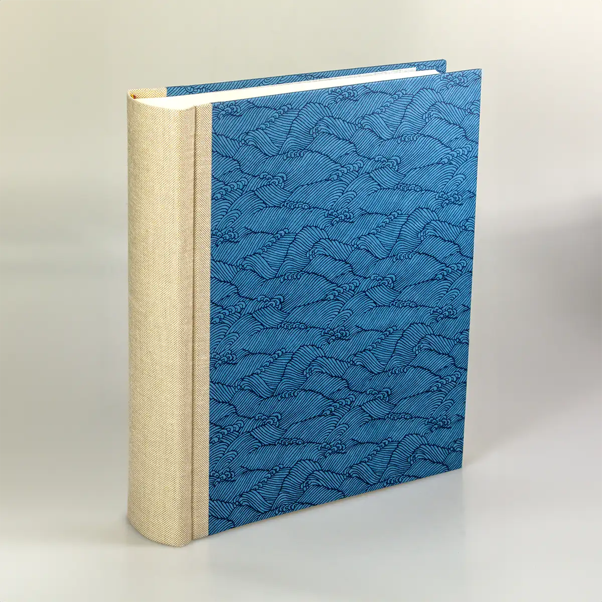 Fotoalbum / 100 Seiten creme / H24xB20cm / Nami blue on blue