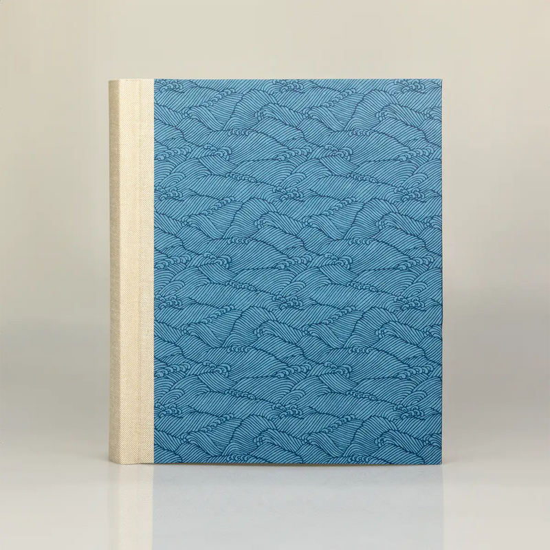 Fotoalbum / 100 Seiten creme / H24xB20cm / Nami blue on blue