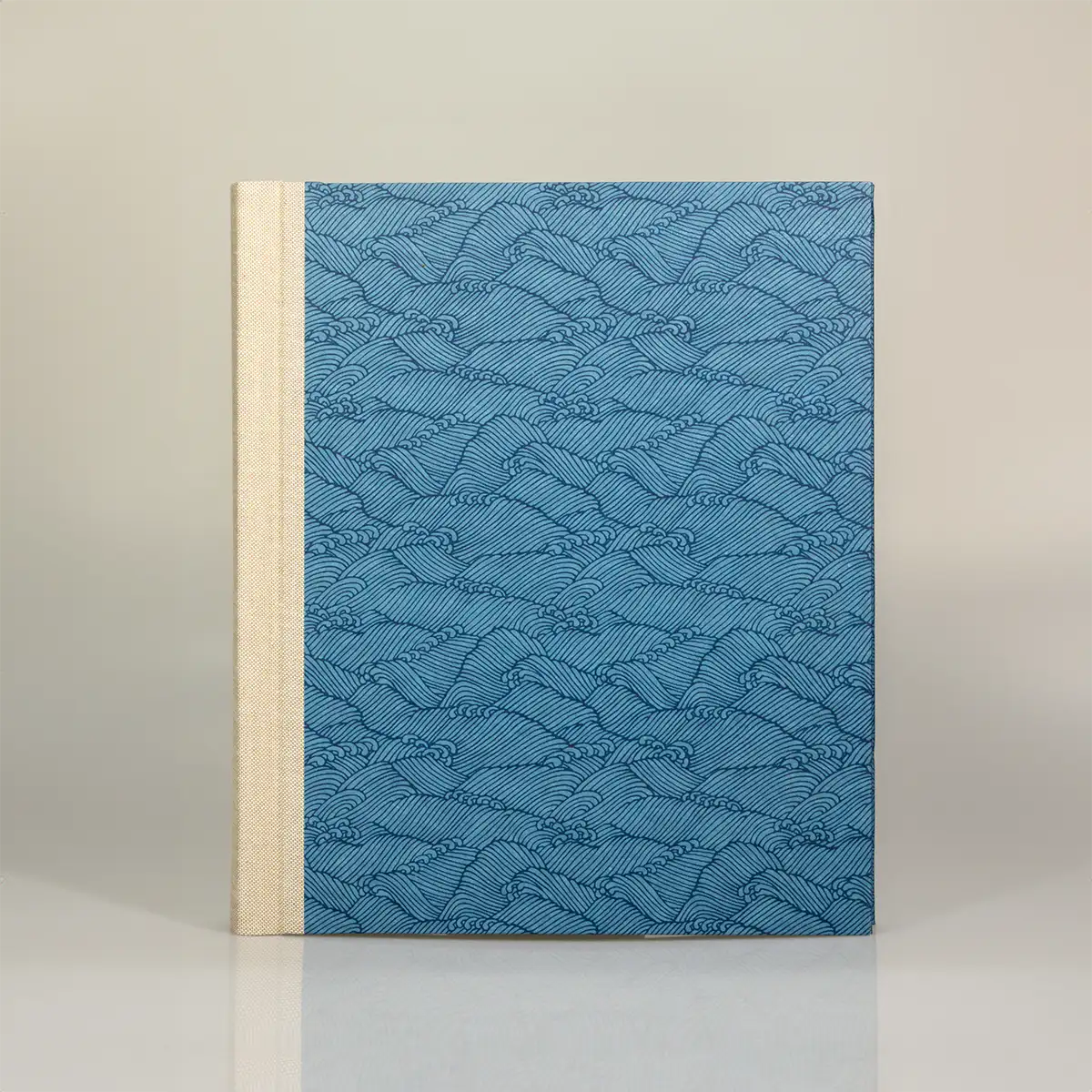 Fotoalbum / 60 Seiten creme / H24xB20cm / Nami blue on blue