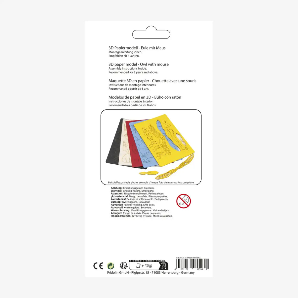 Fridolin-3D-Bastellset-tiermodell-gelasertt-Karton-3D-Papiermodell-Eule-mit-MAus-Modell-Produktansicht-Verpackung-Rueckansicht