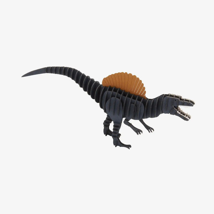 Fridolin-3D-Bastellset-tiermodell-gelasertt-Karton-3D-Papiermodell-Spinosaurus-Modell-Produktansicht