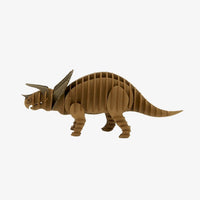 Fridolin-3D-Bastellset-tiermodell-gelasertt-Karton-3D-Papiermodell-Triceratops-Modell-Produktansicht-1