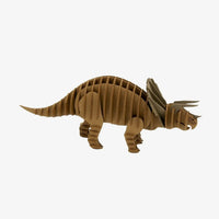 Fridolin-3D-Bastellset-tiermodell-gelasertt-Karton-3D-Papiermodell-Triceratops-Modell-Produktansicht-3