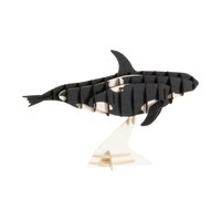 Fridolin-3D-Papiermodell-Orca-aufgebaut