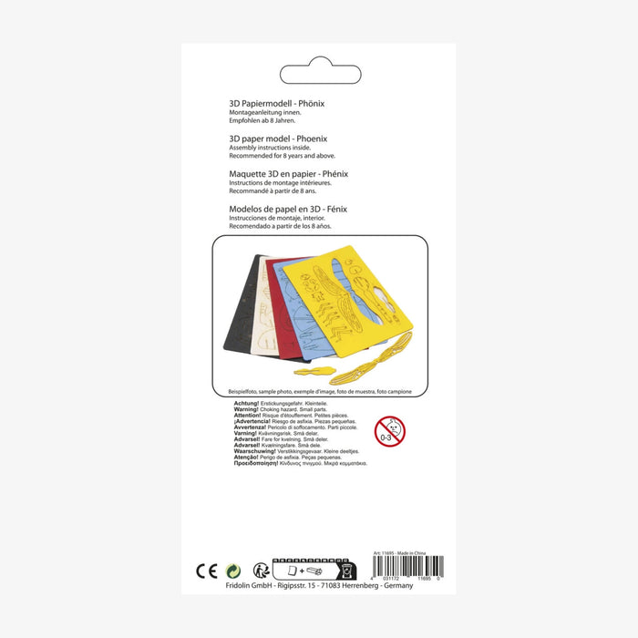 Fridolin-3D-Papiermodell-gelasert-aus-Spezialkarton-Phoenix-Verpackung-ansicht-rueckansicht
