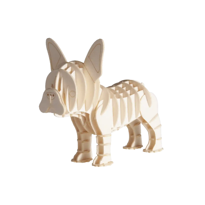 3D Papiermodell / Bulldogge