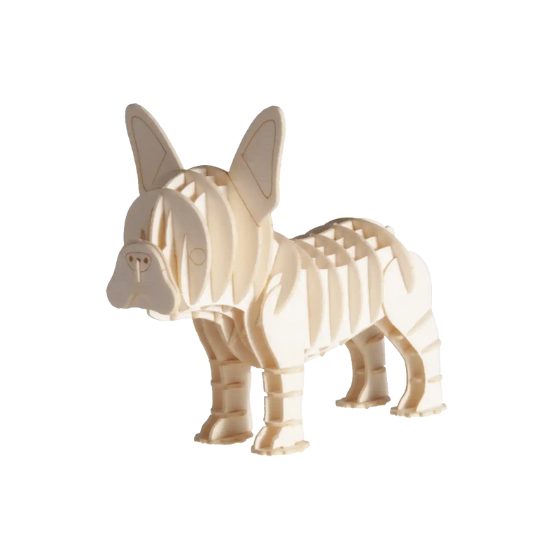3D Papiermodell / Bulldogge
