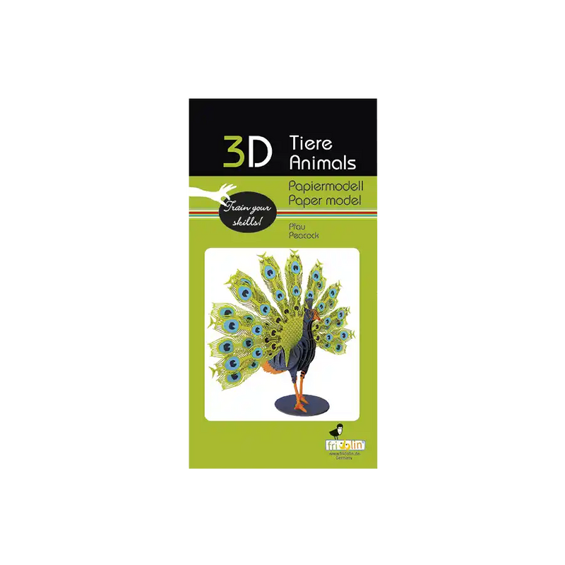 3D Papiermodell / Pfau
