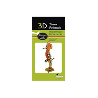 3D Papiermodell / Wiedehopf