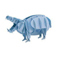 3D Papiermodell /  Hippo