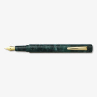 Fuellerhalter-Serie-Attache-hightide-Marbled-Fountain-Pen-green-produktansicht-mitaufgeschraubter-Kappe