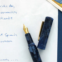 Füller / Attaché / MD Marbled Fountain Pen Navy