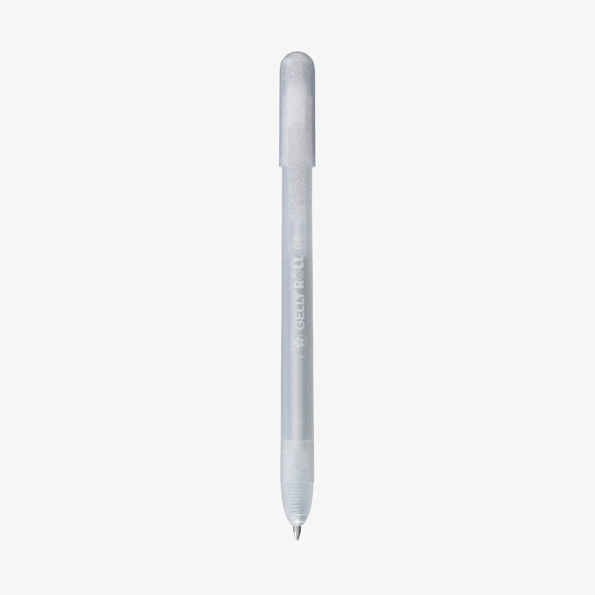 Gelly-roll-mit-Druckmechanik-Strichstaerke-045mm-silber-Stift-produktansicht