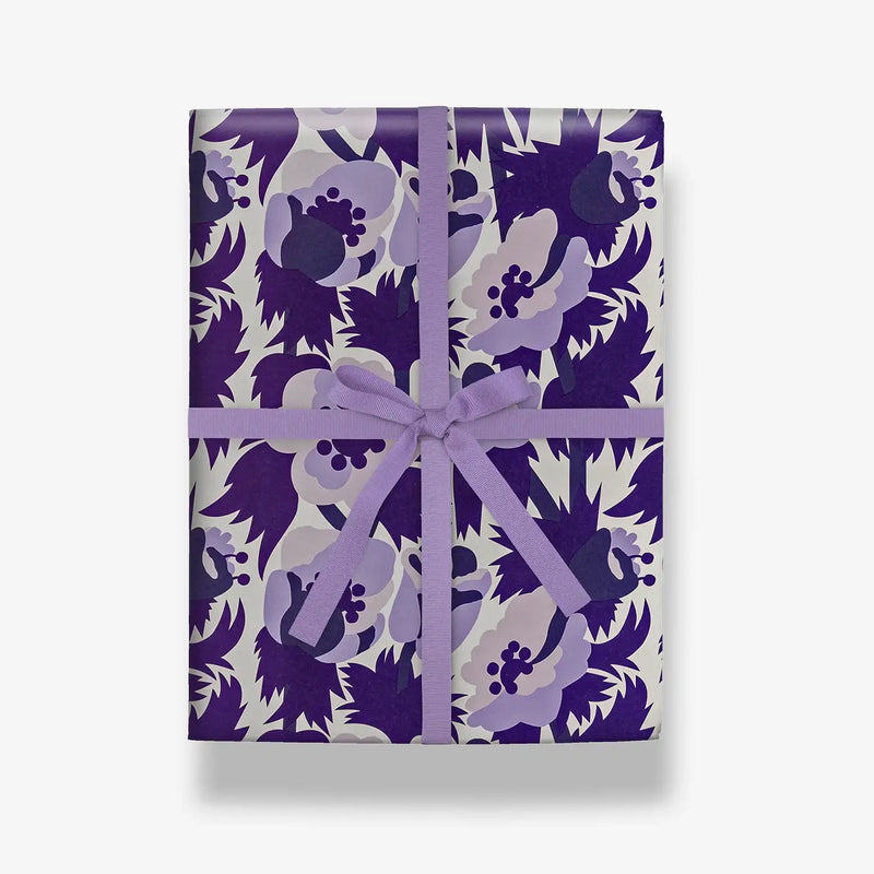 Geschenkpapier-Bogen-Format-50x70cm-Designer-Cecilia-Pettersson-Motiv-Anemone-Gift-Wrap-als-Geschenkverpackung