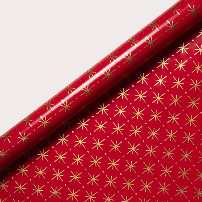 Geschenkpapier-Kelly-Hyatt-3meter-mal-70cm-gerollt-80grm-mit-goldfolie-Hoshi-Berry-Celestial-Foiled-Roll-Wrap-Produktansicht-aufgerollt-detailansicht