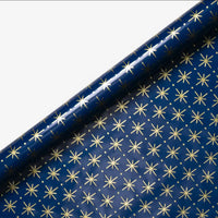 Geschenkpapier-Kelly-Hyatt-3meter-mal-70cm-gerollt-80grm-mit-goldfolie-Hoshi-Night-Celestial-Foiled-Roll-Wrap-Produktansicht-aufgerollt-detailansicht