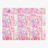 Partyvorhang - Glittervorhang / Pink iridescent / 100x200cm
