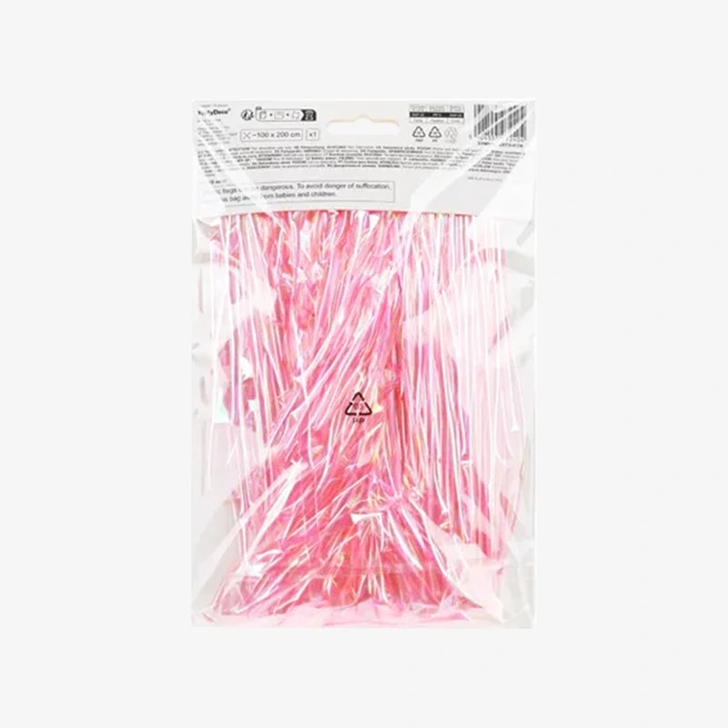 Partyvorhang - Glittervorhang / Pink iridescent / 100x200cm