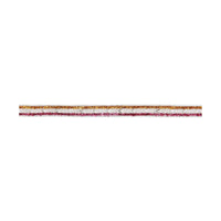 Geschenkband / Glitzerband Zacken / Silber-Rot-Pink / 10mmx3m