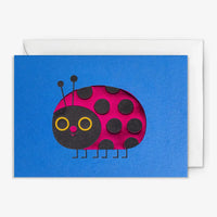 Grusskarte-A6-Karte-mit-Umschlag-Ingela-P-Arrhenius-Little-Ladybird