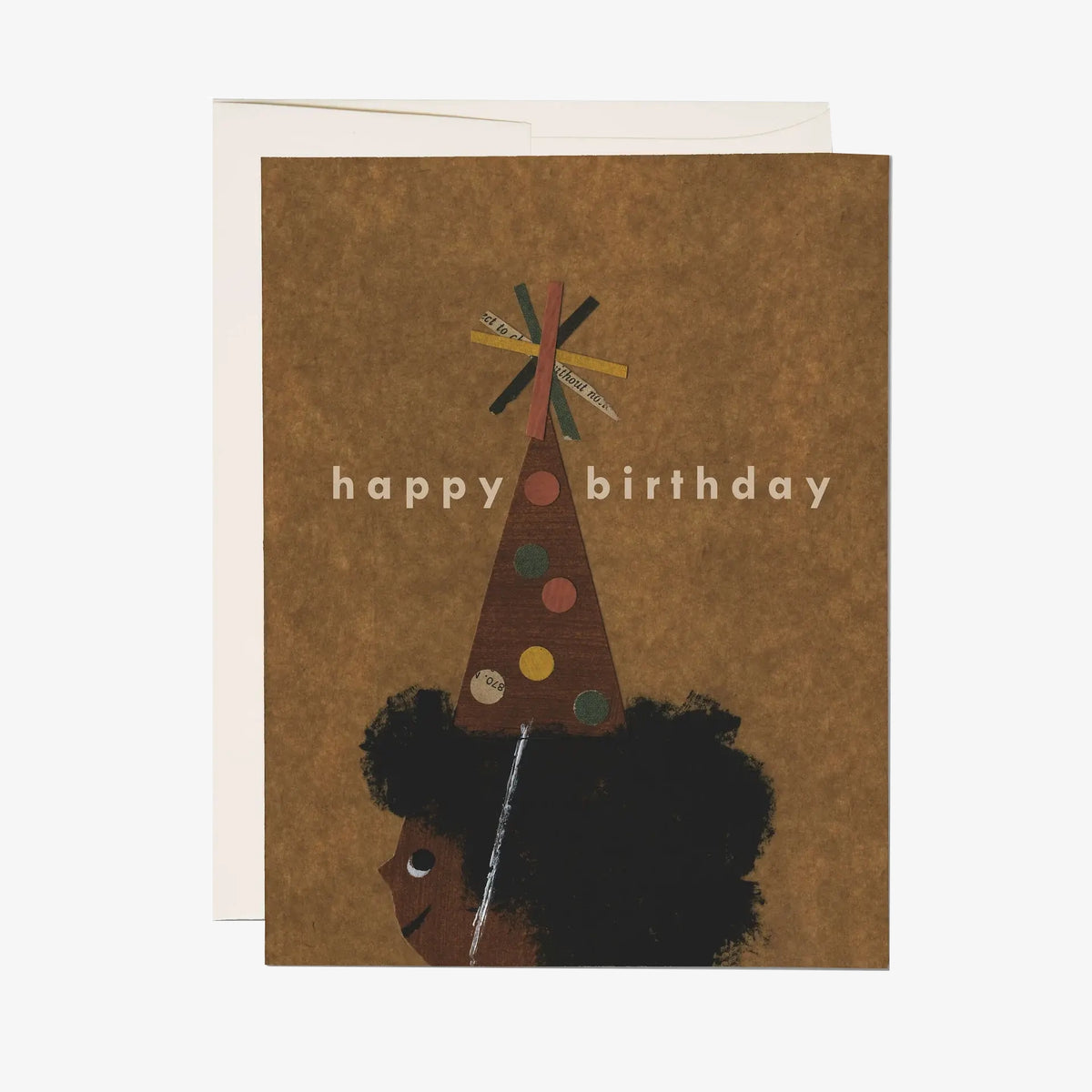 Grusskarte-A6-Red-cap-cards-Klappkarte--Afro-Birthday-greeting-card -produktansicht-karte-mit-umschlag
