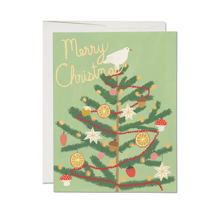 Grusskarte /  Christmas Spice Tree greeting card  / Weihnachtsgrüsse