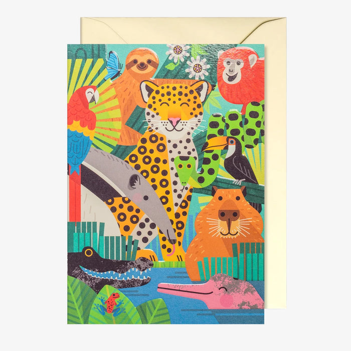 Grusskarte / Greeting Card / Allison Black / Friends of the Rainforest Greeting Card
