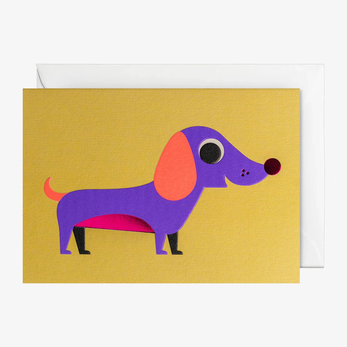 Grusskarte-Klappkarte-A6-Lagom-Grusskarte-Ingela-P-Arrhenius-Cheeky-Dachshund-Produktansicht-1