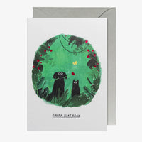 Grusskarte-Klappkarte-A6-Lagom-Grusskarte-John-Bond-Garden-PetsText-Happy-Birthday-Produktansicht-1
