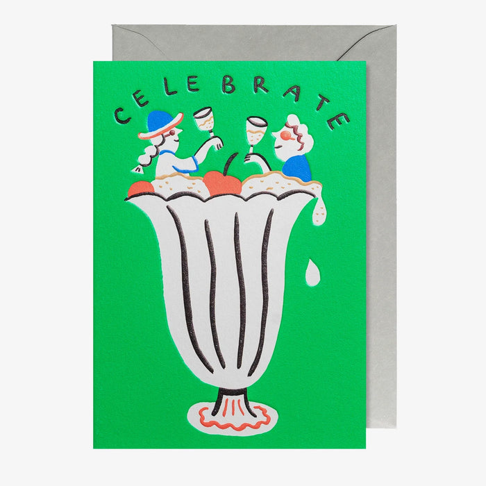 Grusskarte / Greeting Card / Marie Assénat / Celebrate Sundae Greeting Card